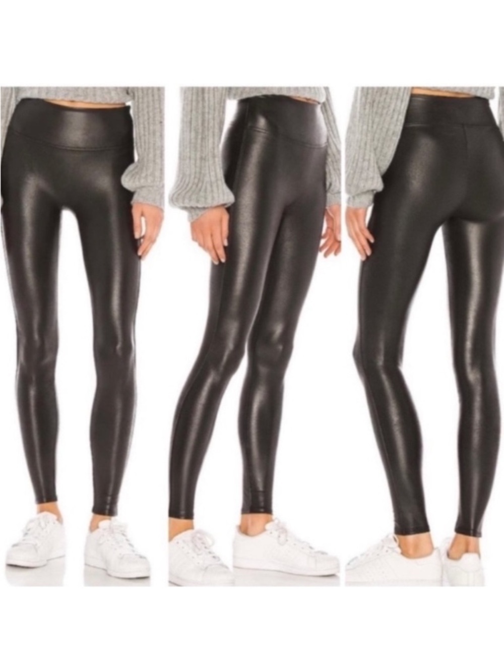 Spanx Ready To Wow Faux Leather Leggings in Black